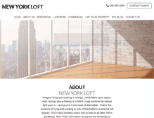Tablet Screenshot of newyorkloft.com